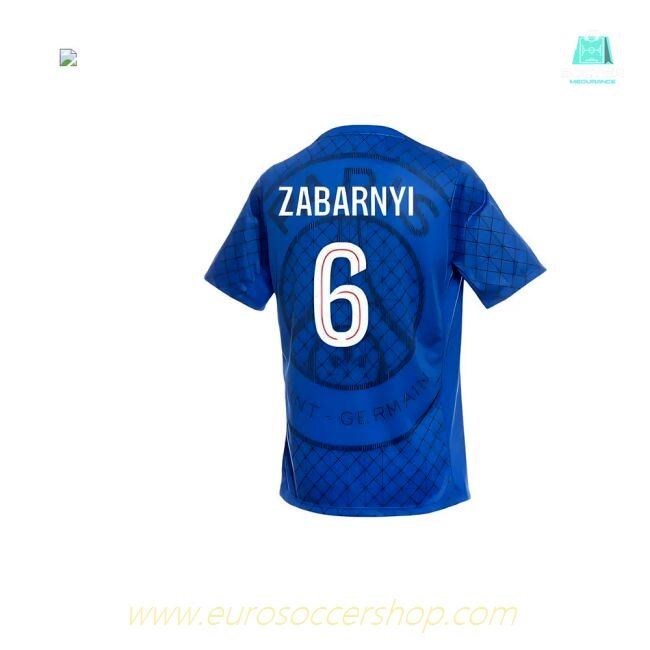 2025-2026 PSG Academy Pro Home Pre Match Shirt (Royal) (Zabarnyi 6)