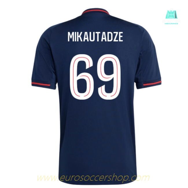 2025-2026 Olympique Lyon Away Shirt (Mikautadze 69)
