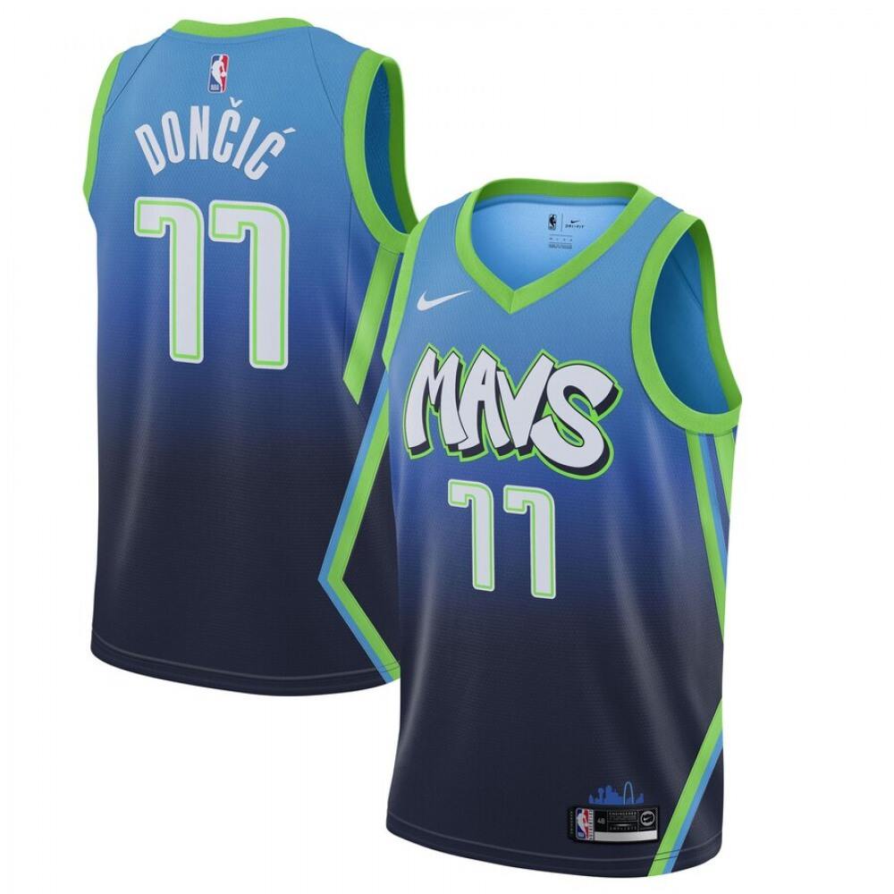 Limited Edition Jersey Dallas Mavericks 77 - Blue City Edition