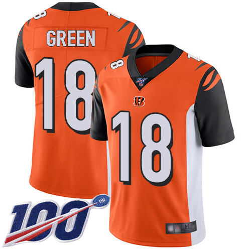 Cincinnati #18 A. Green Green Alternate Limited NFL Jersey gift for fans