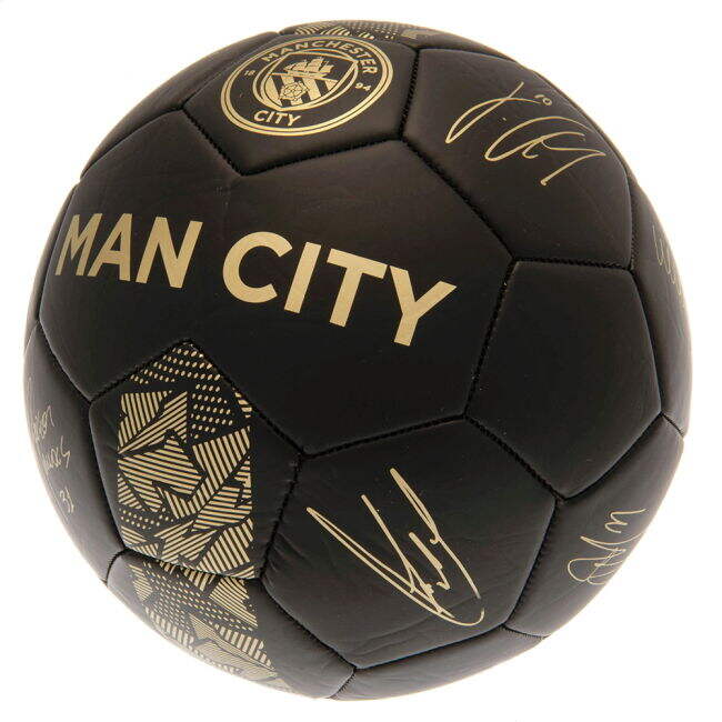 classic Manchester City FC Sig Gold Phantom Football