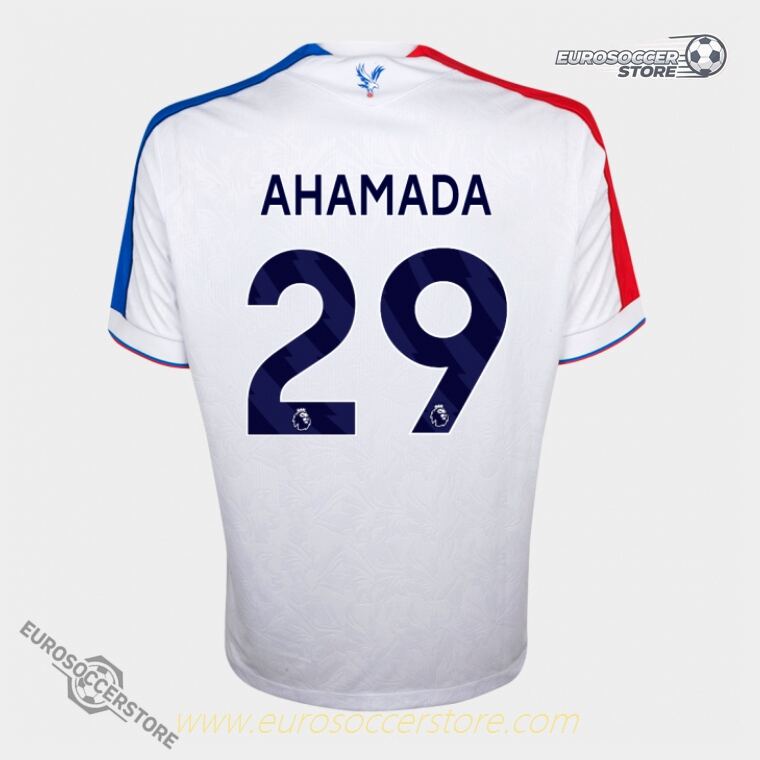 25-26 Crystal Palace Third AHAMADA 29 Eagle White Football Jersey