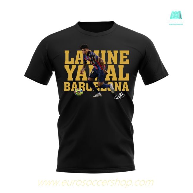Lamine Yamal Barcelona Player Tee (Black)