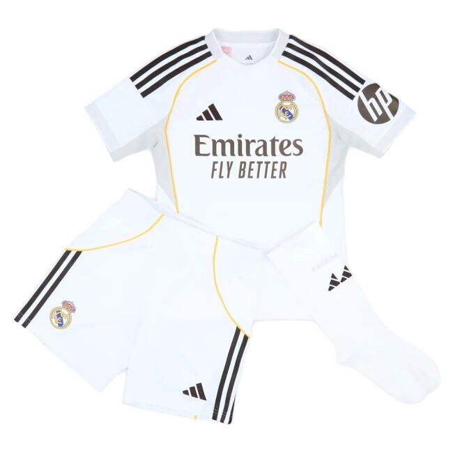 2025-2026 Real Madrid Home Kit for (Unisex