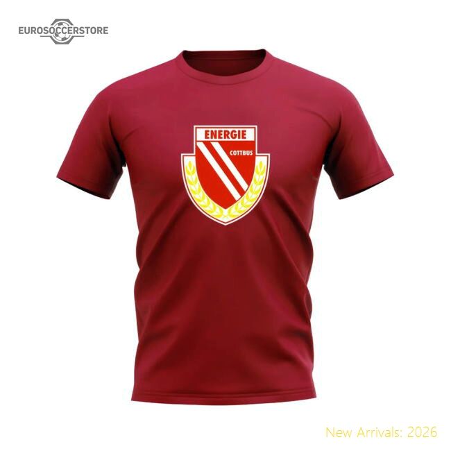 Energie Cottbus Badge T-shirt (red) - Premium Collection