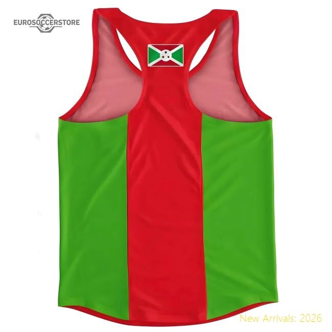First-class Burundi Flag Running Vest - Premium Collection