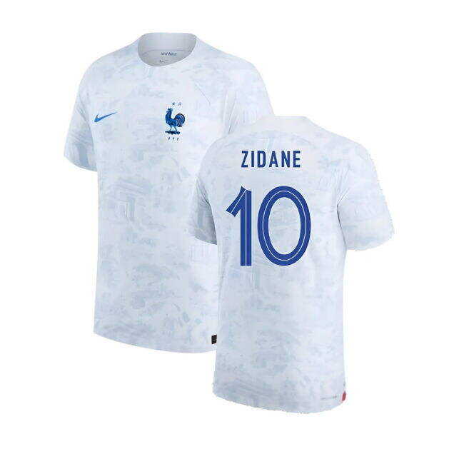And Value For Money 2022-2023 France Match ADV Dri-Fit Away Shirt (Zidane 10) Mature