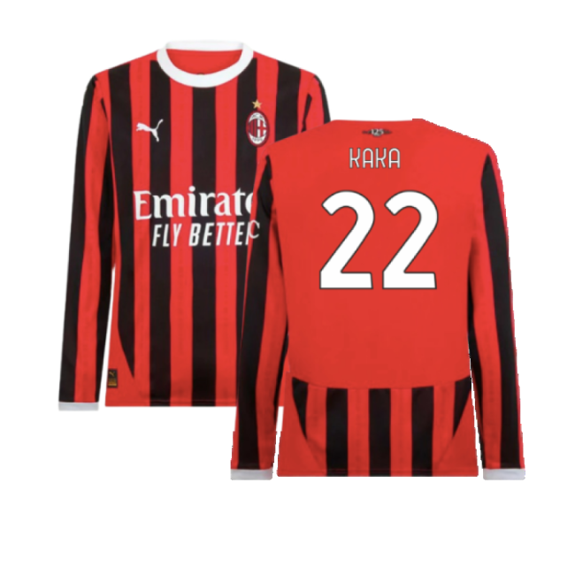2024-2025 ACM Long Sleeve Home Authentic Replica Shirt (Kaka 22)