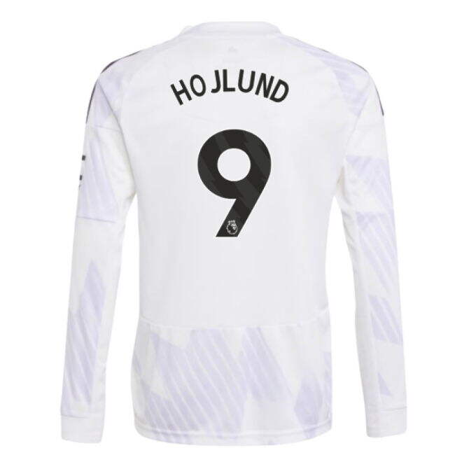 2025-2026 Man Utd Long Sleeve Away Shirt (Kids) (Hojlund 9)