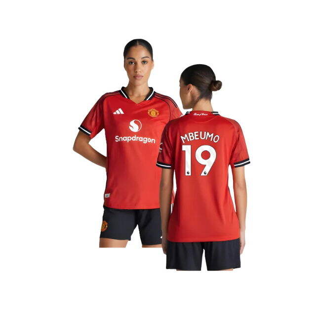 Womens 2025-2026 Man Utd Soccer Club Home Shirt