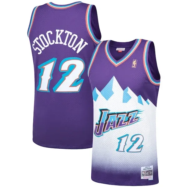 John Stockton UTA Swingman Jersey - top-tier NBA athletic workout