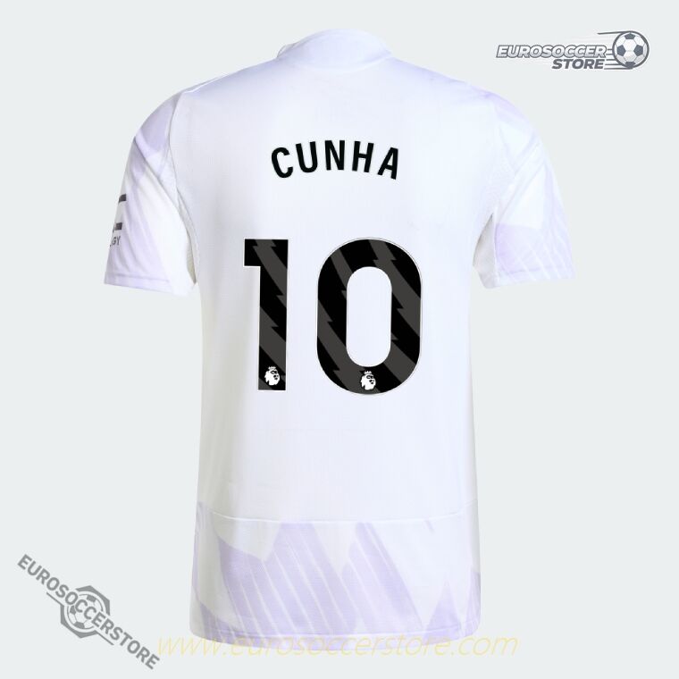 CUNHA 10 Manchester United 25-26 Away Jersey (Player Version)
