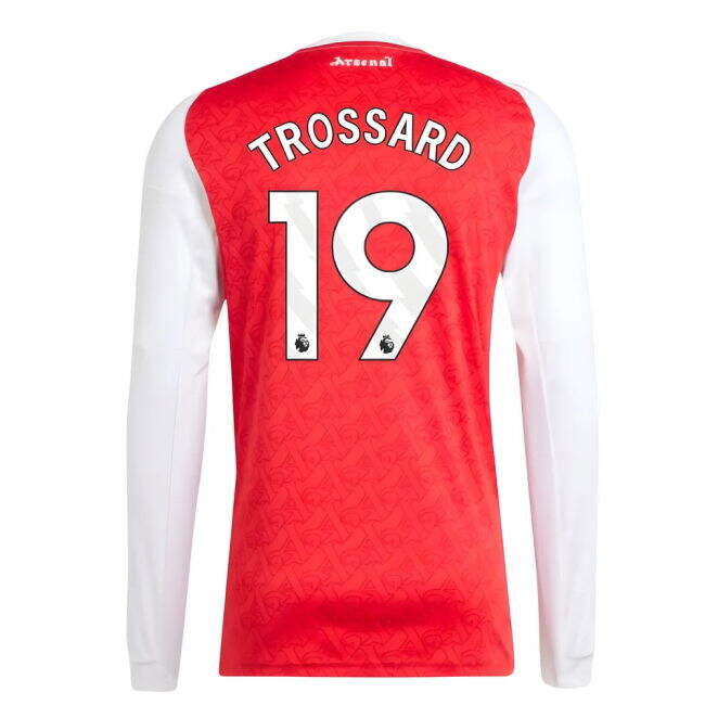 2025-2026 Arsenal Long Sleeve Home Shirt (Trossard 19)