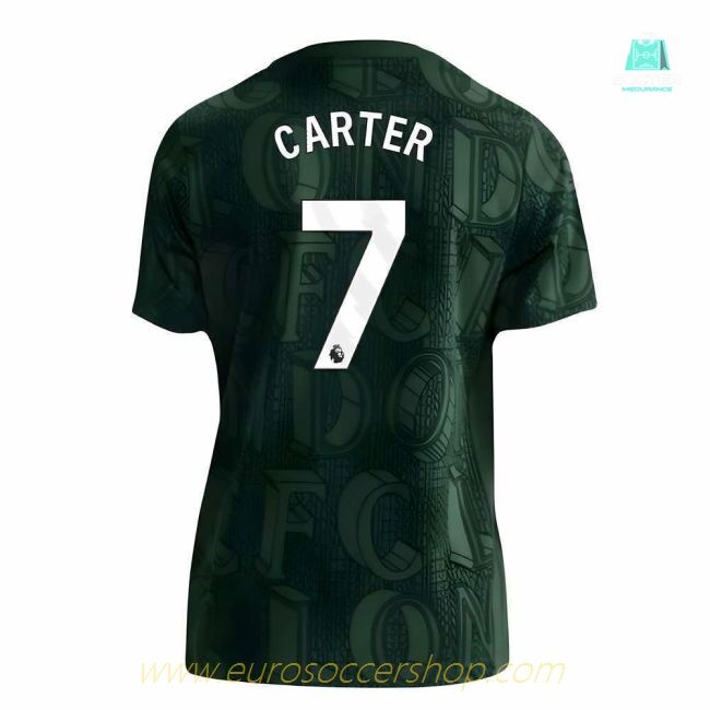 2025-2026 Chelsea Pre Match Shirt (Green) - Kids (Carter 7)