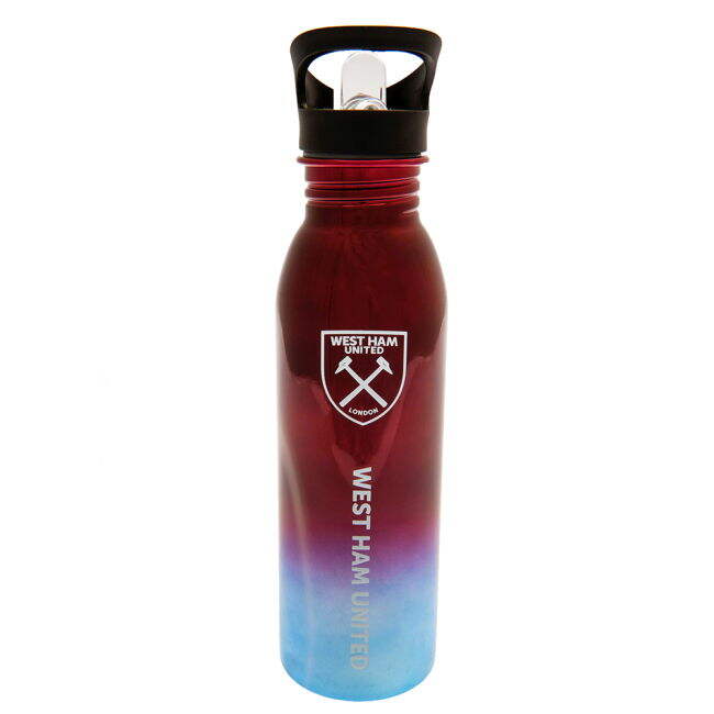 West Ham Licensed West Ham United FC UV Metallic Drinks Bottle