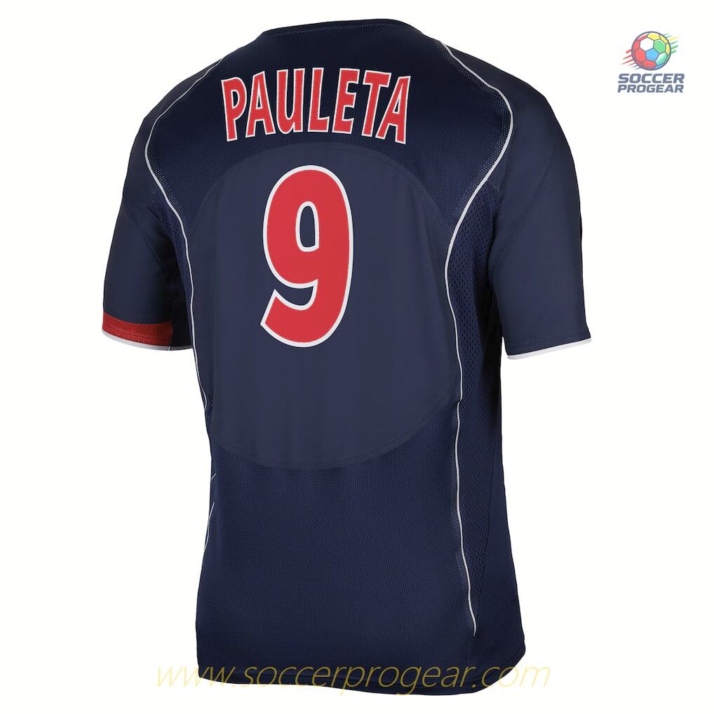 PSG Home Team Jersey Re-Edition 2004 2005 Pauleta
