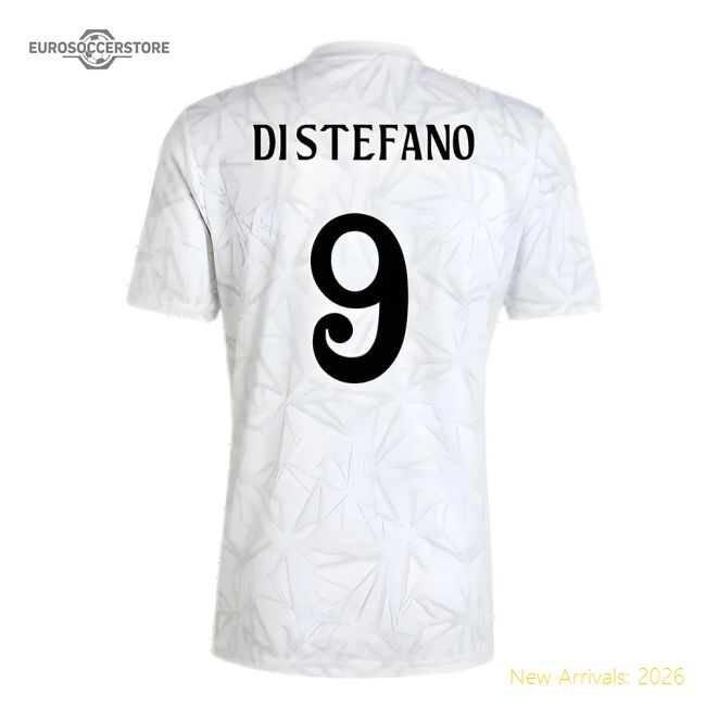 2024-2025 Real Madrid Pre-match Shirt (white) (di Stefano 9)