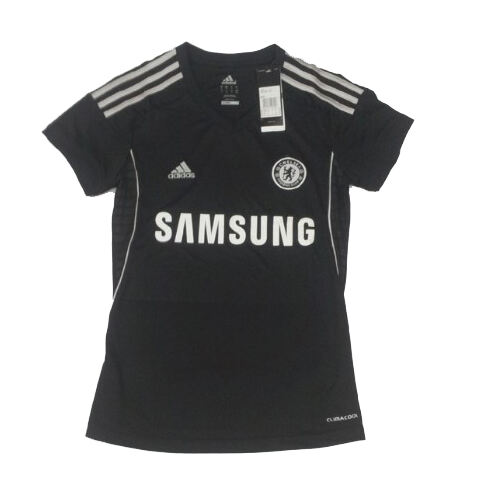 13-14 Chelsea Away Black Womens Jersey Shirt - Official Replica 1165