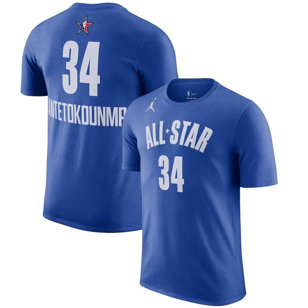 Giannis Antetokounmpo34 Blue Jersey - - Fan Favorite