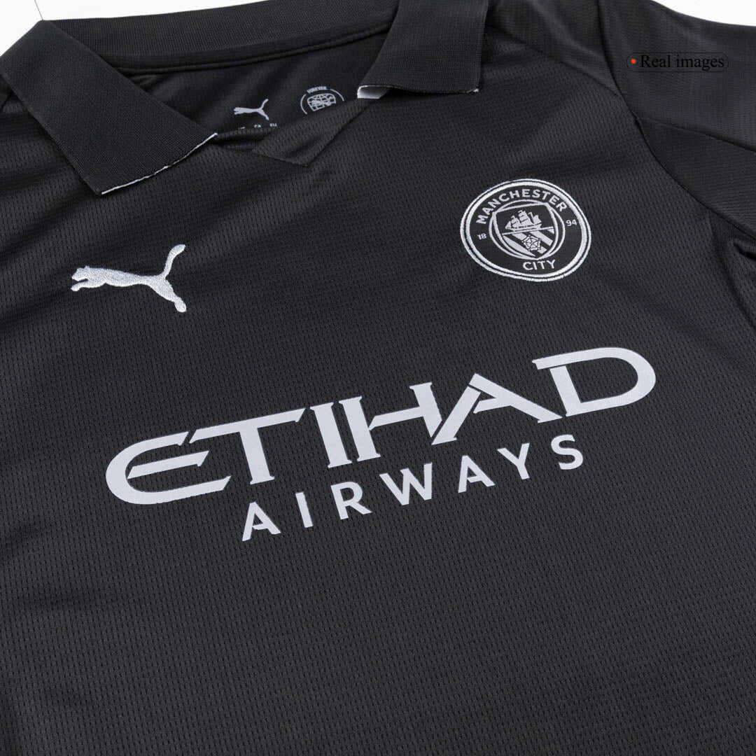 Manchester City Away Kids Soccer Jerseys Full Kit 2025/26