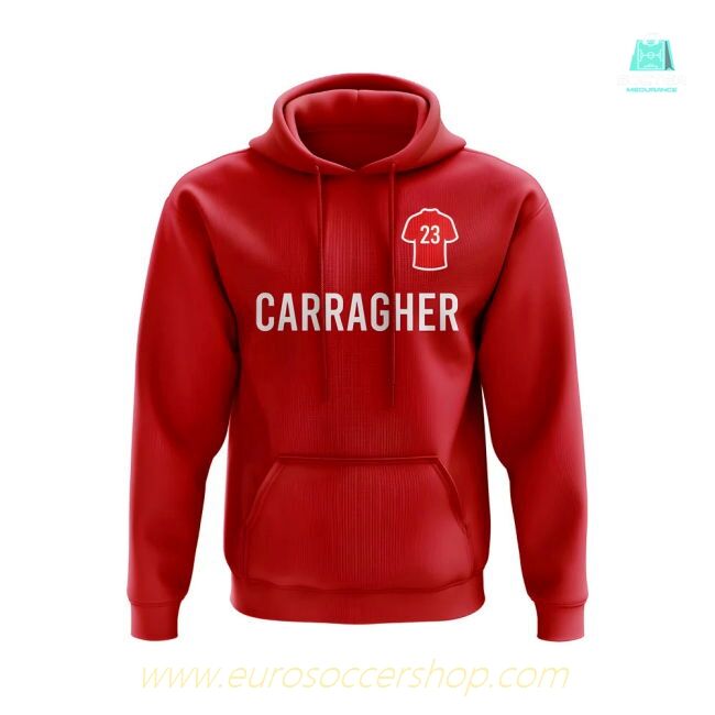 Jamie Carragher Liverpool Number Hoody (Red)