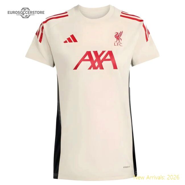Premium 2025-2026 Liverpool Training Jersey (white) - Womens