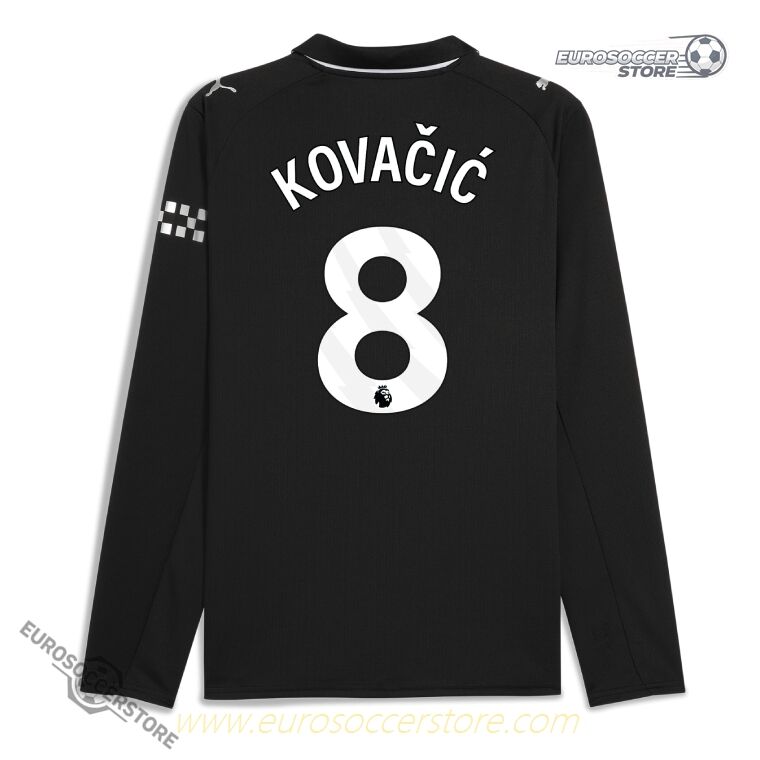 Manchester City 25-26 Away Long Sleeve Jersey KOVAČIĆ 8