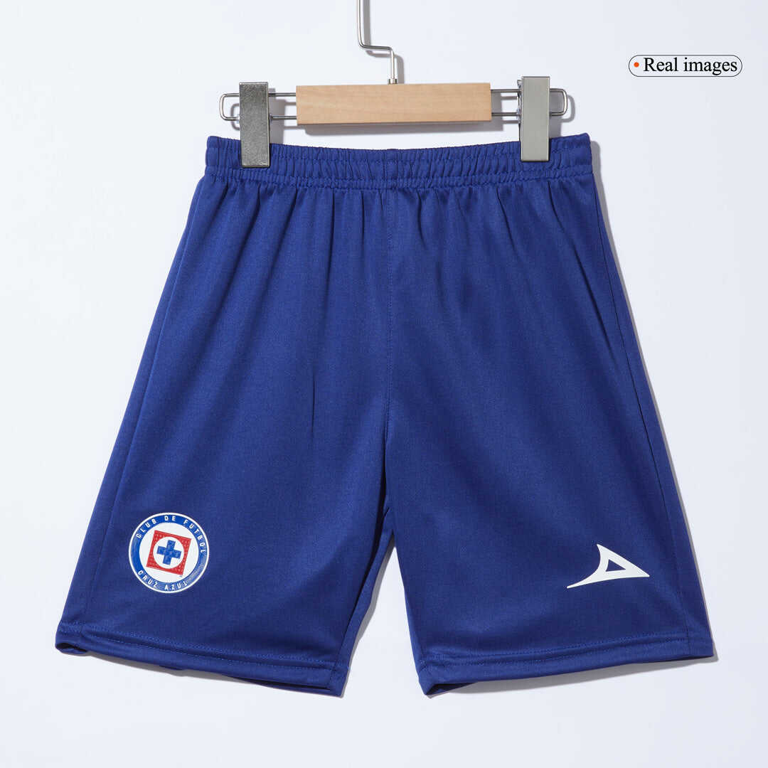 Kid's Cruz Azul Third Away Soccer Jersey Kit(Jersey+Shorts) 2024/25Aut
