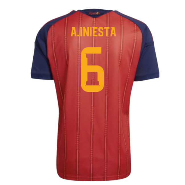 Fashionable Spain 2026-2027 Spain Home Youth Kit (A.Iniesta 6) for ...