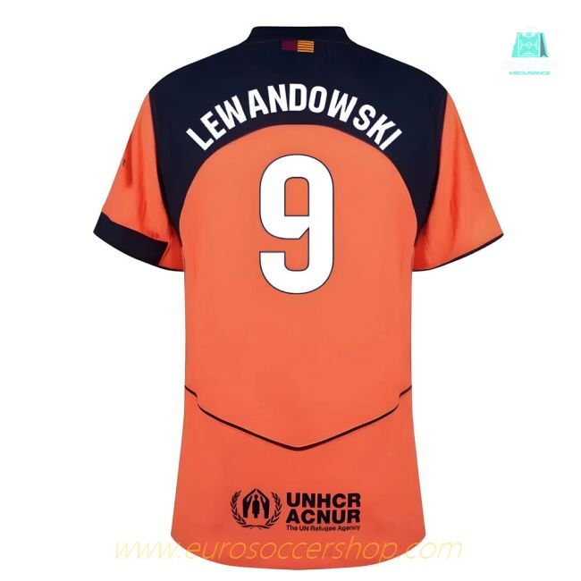2025-2026 Barcelona Authentic Third Shirt (Lewandowski 9)