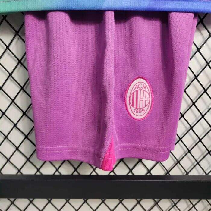 Kids AC Milan 2324 Third Kit ShirtShorts - Official Replica 18647