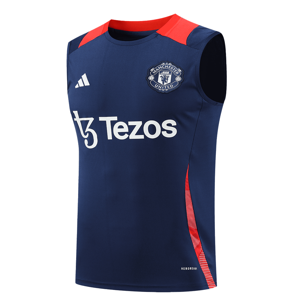 Manchester United Pre-Match Sleeveless Top Navy