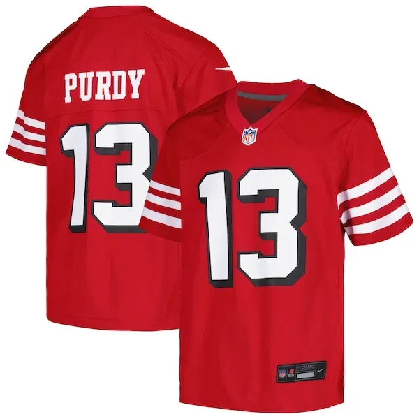 San Francisco 49ers Game NFL Jersey - Scarlet | Game-Day Football A...
