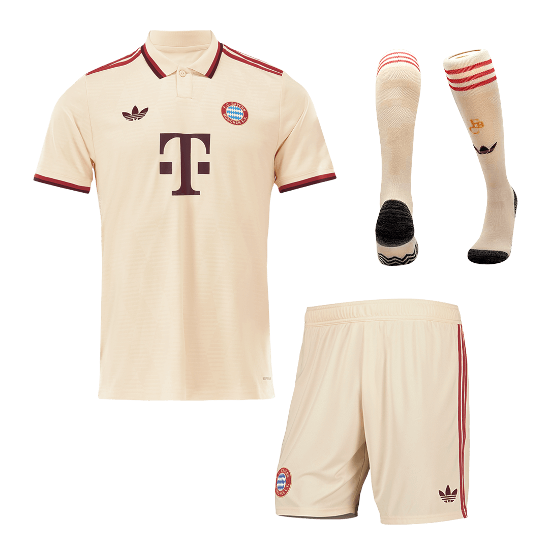 Bayern Munich Third Away Soccer Jersey Kit(Jersey+Shorts+Socks) 2024/2