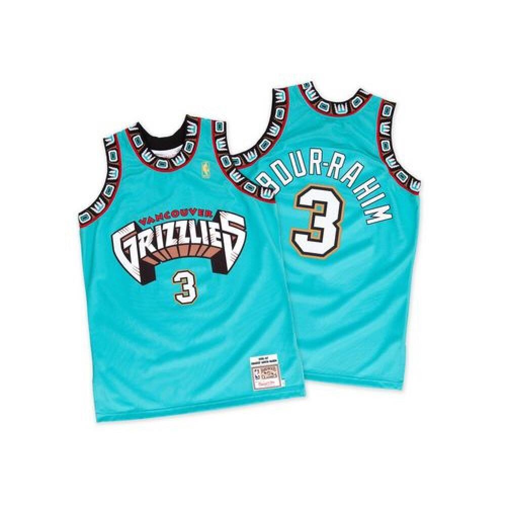 Fan Favorite Elite Men's Grizzlies #3 Shareef Green Basketball Jersey