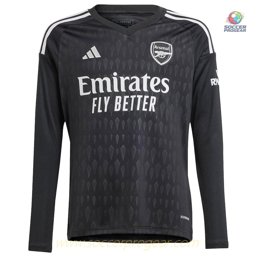 Arsenal Home Soccer Shirt 2023 2024 Goalkeeper Long-Sleeve