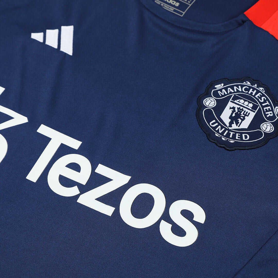 Manchester United Pre-Match Soccer Jersey Navy