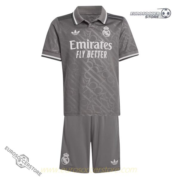 Youngsters' Third Football Jersey for Real Madrid 2024-2025 Season