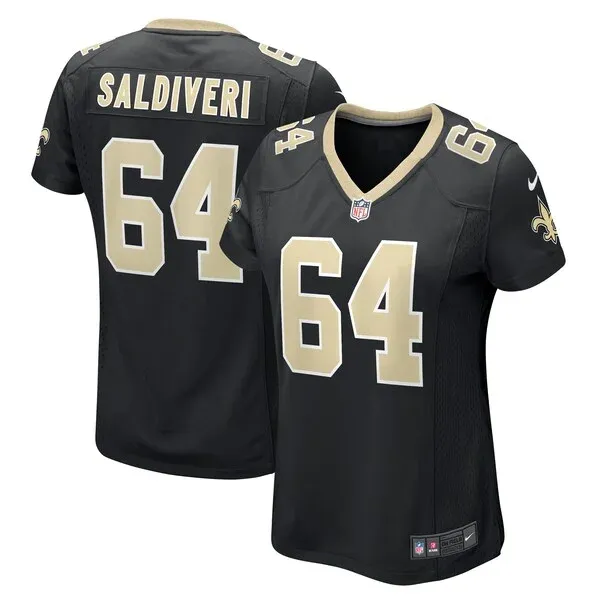 Performance New Orleans Saints Game Jersey - Premium Black NFL Fan ...