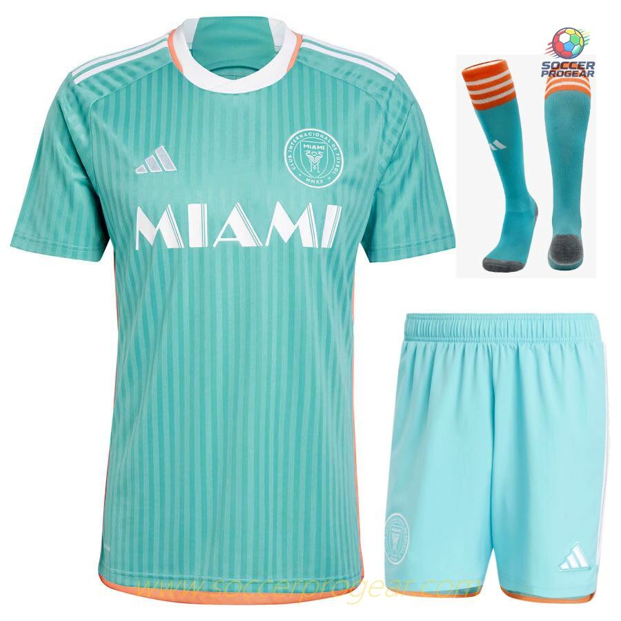 Inter Miami Third Youth Jersey Set Soccer Team Shirt 2024/25 Collection