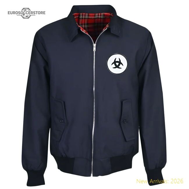 Performance Top-Quality Bordeaux Navy Harrington Jacket