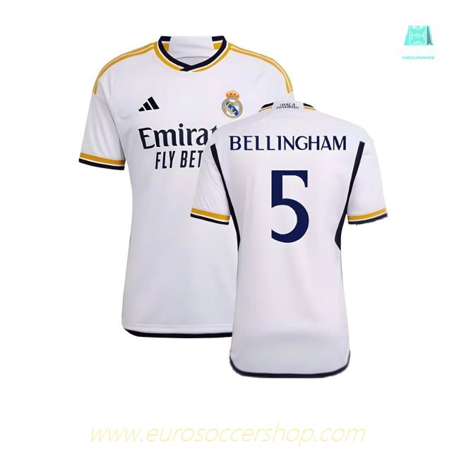 2023-2024 Real Madrid Home Shirt (Bellingham 5)