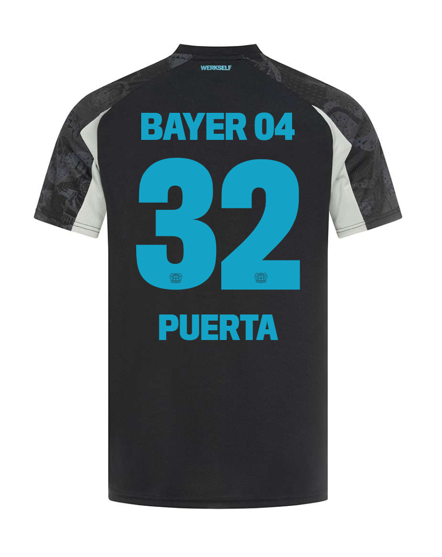 Bayer 04 Leverkusen PUERTA 32 Third Football Jersey for the 24-25 Season