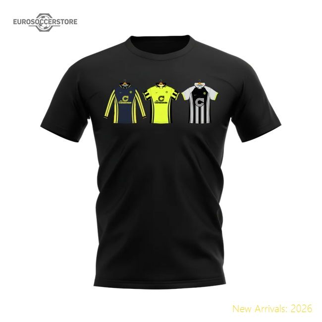Excellent Dortmund 1996-1997 Retro Shirt T-shirt (black) (bellingha