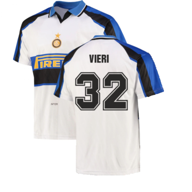 First-class 1996 Inter Milan Away Shirt (vieri 32) - Fan Collection