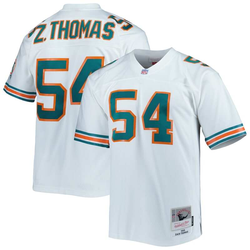 None Zach Thomas MIA Dolphins Top-Grade Limited Edition Football Appar