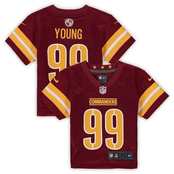 None Chase Young Game Jersey - Burgundy | NFL Player Jersey | NFL Foot