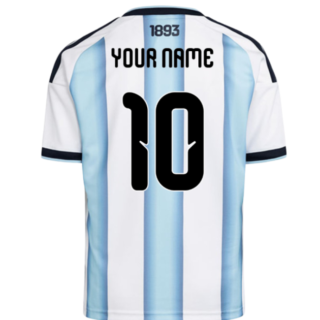 Licensed Copy Argentina Home Fan Jersey for Kids