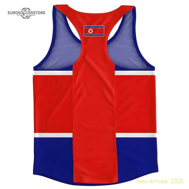 First-class North Korea Flag Running Vest - Competitive Price