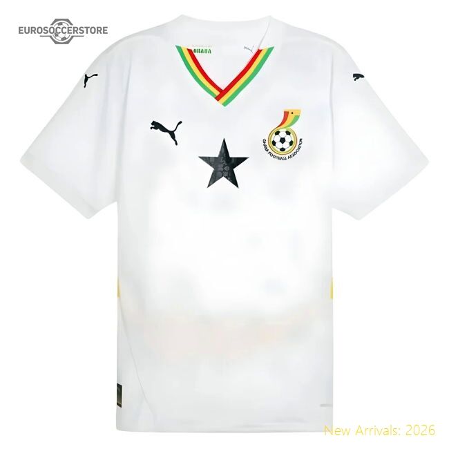 Ghana 20242025 Home Shirt  Highperformance Sadults Lightweight